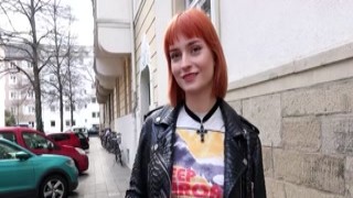 GERMAN SCOUT - Skinny Crazy Redhead Teen Dolly Dyson get Rough Fucked